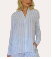 Linen Striped Vintage Shirt