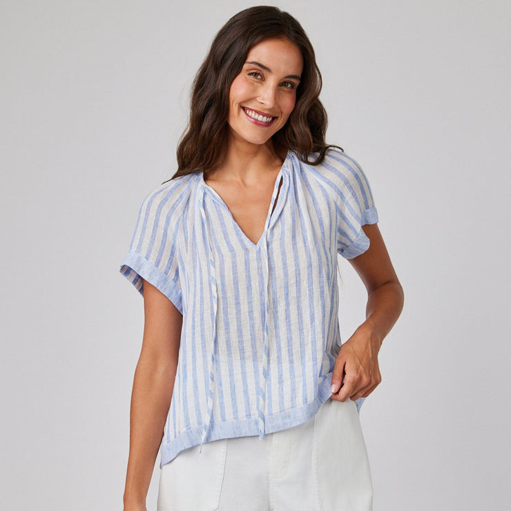 Short Sleeve Raglan Flowy Top