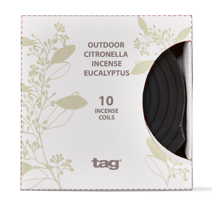Eucalyptus + Citro Incense Coils S/10