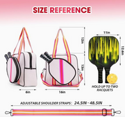 Neoprene Crossbody Sling Pickleball Bag Tote