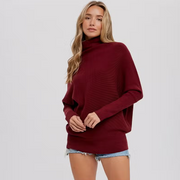 Slouch Neck Pullover Sweater