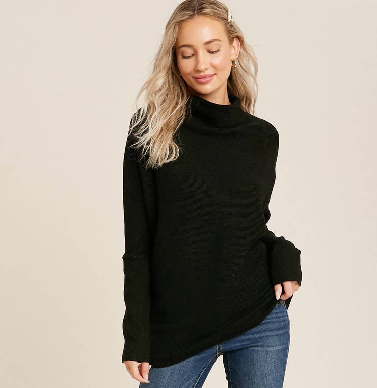 Slouch Neck Pullover Sweater