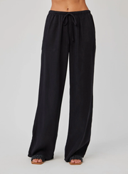 Kylie Wide Leg Drawstring Pants