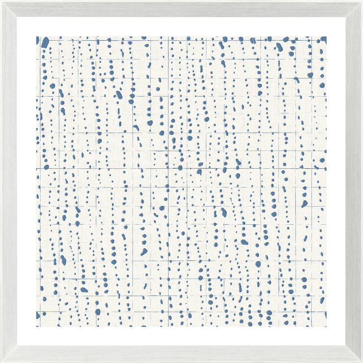 Motif In Blue Art Collection - 17.5"x17.5"