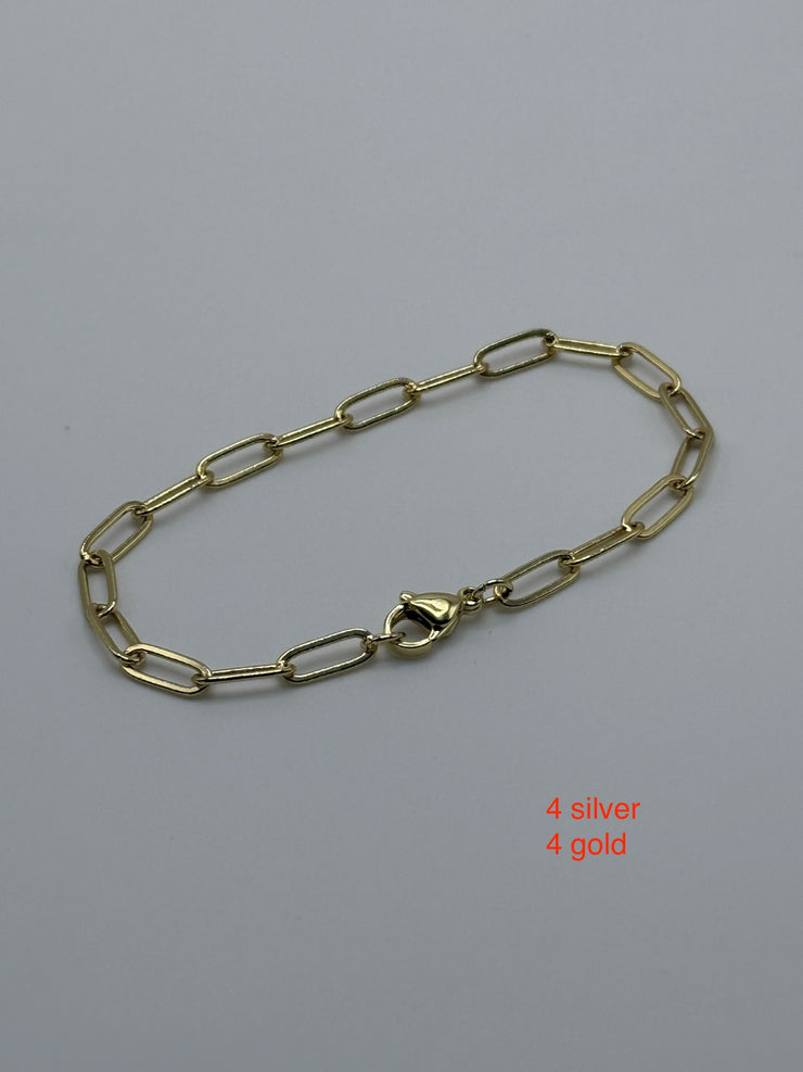 Piper Bracelet - Paperclip Chain