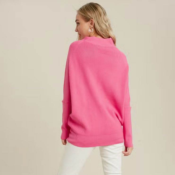Slouch Neck Pullover Sweater