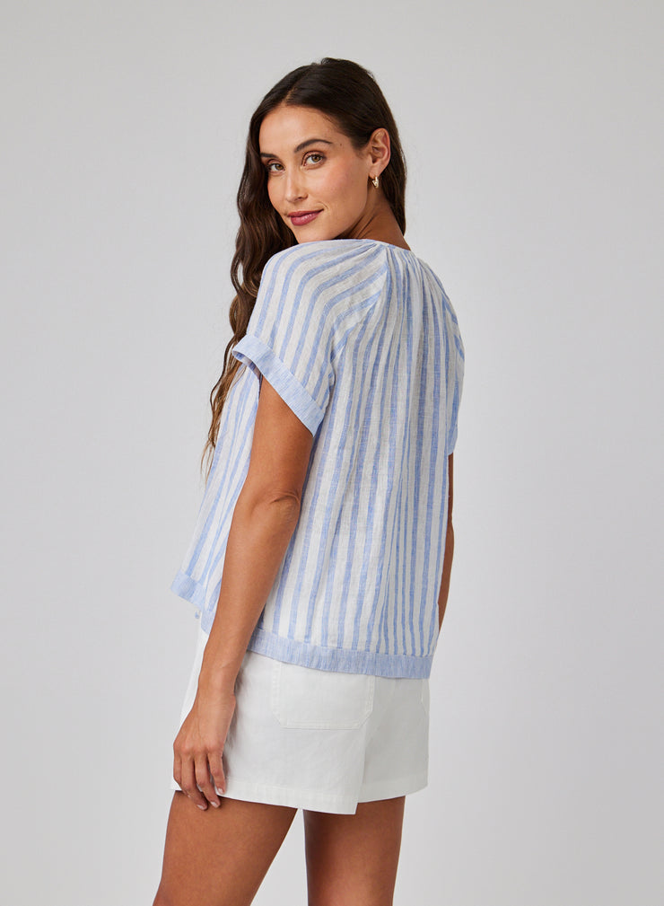 Short Sleeve Raglan Flowy Top