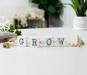 Wood Blocks "Grow"