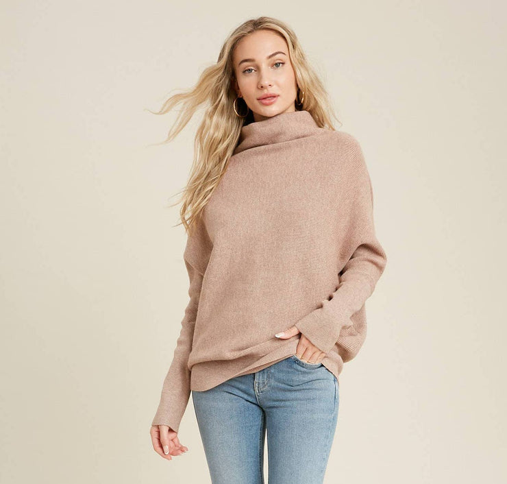 Slouch Neck Pullover Sweater