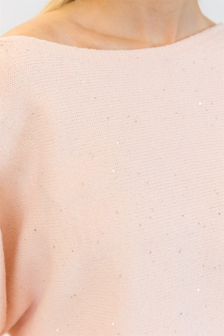Nobu Sequin Boatneck Sweater