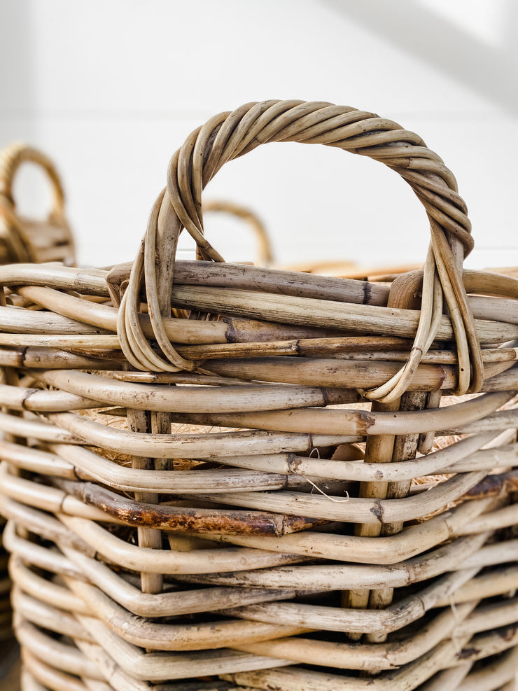 Chunky Rattan Basket