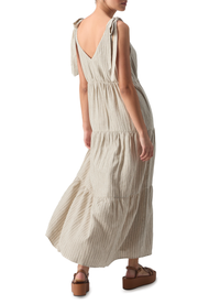 Move Your Body Striped Maxi Dress