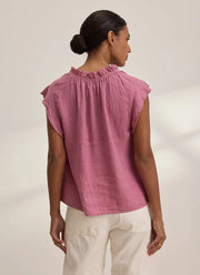Semira Woven Linen Top