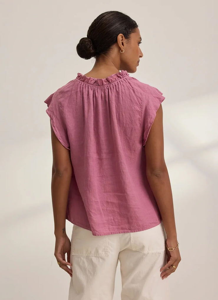 Semira Woven Linen Top