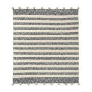 Striped Pom Throws