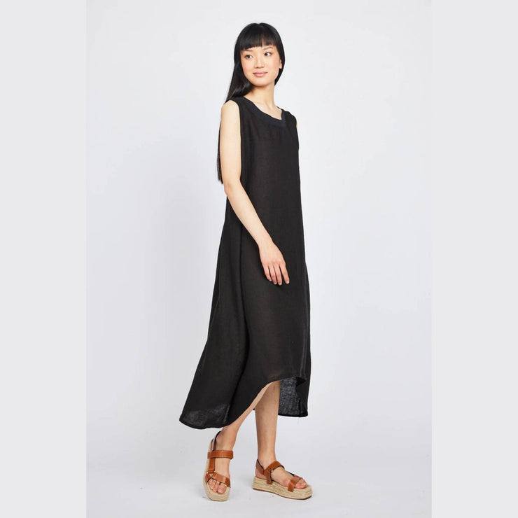 Sleeveless Linen Maxi Dress