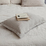 Light Grey Linen Pillowcase